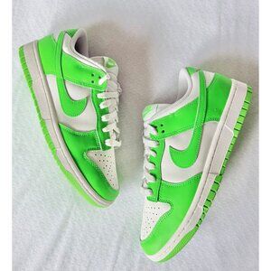 8 women’s Nike Dunk Low Green Strike Lifestyle Casual Shoes Sneakers HV0842-133